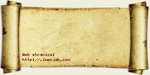 Isidora Milinković vizit kartica